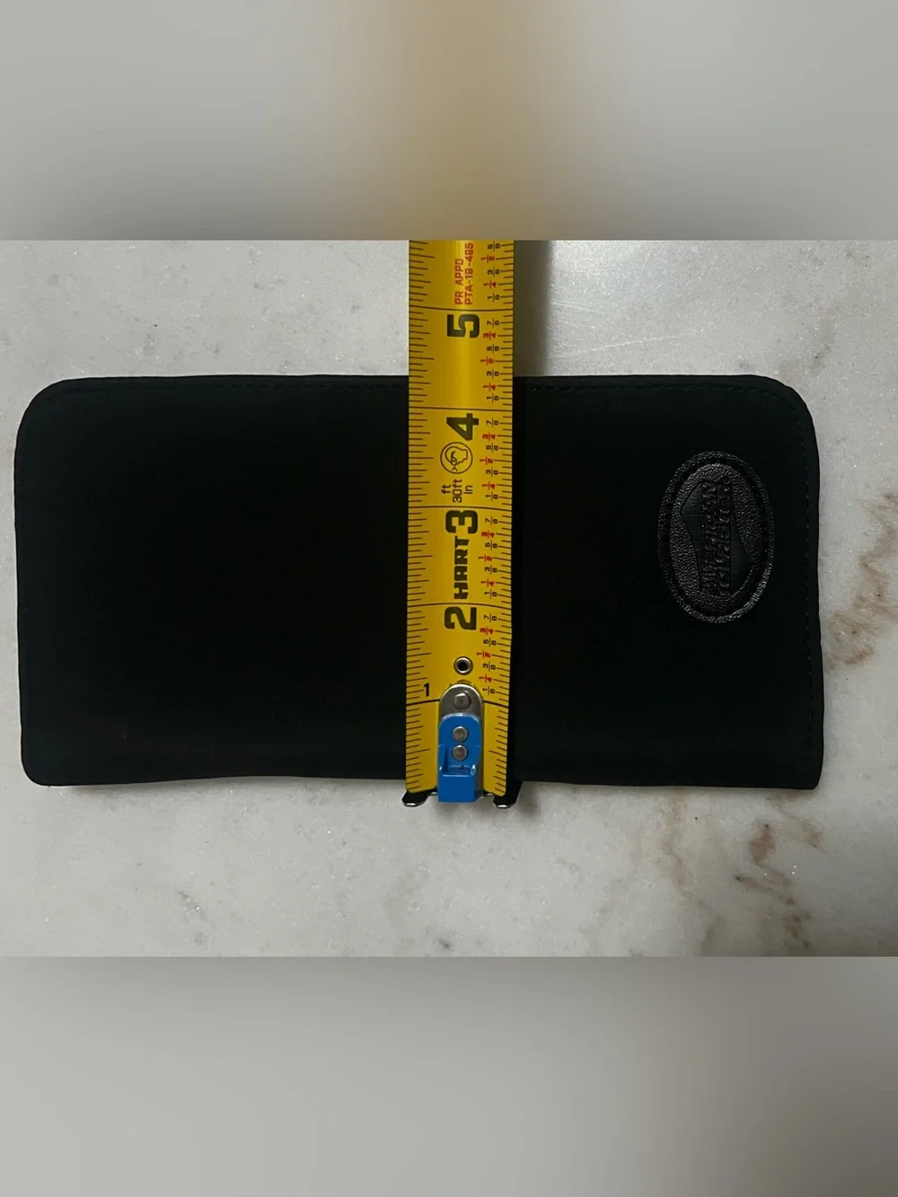 American Tourister Black Zip Around Nylon Passport Travel Case 8.5